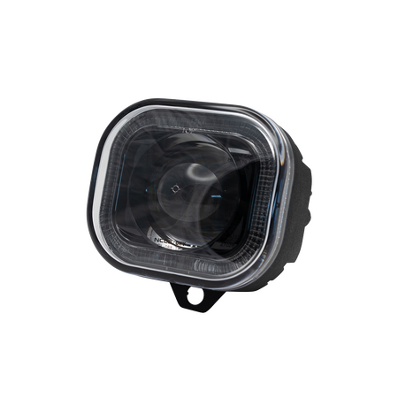 Nolden NCC Avego LED-Mono-Fernscheinwerfer, schwarz glänzend, Paar
