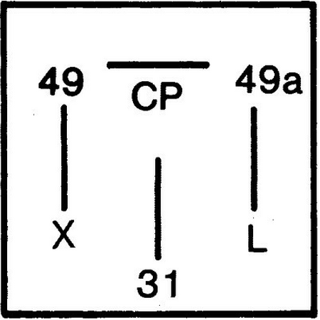 HELLA Blinkgeber, 4-polig, lastunabhng, 24 V