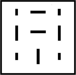 HELLA Universal receptacle  for relays, 9 pins