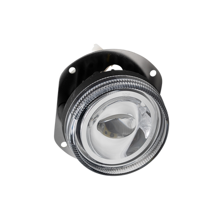 Nolden NCC 90 mm LED fog light, series 920, black-chrome, left side