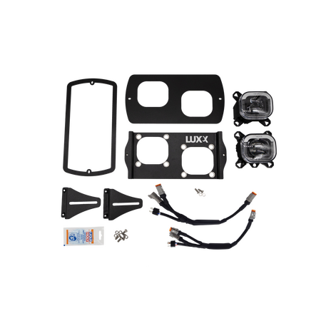 Scheinwerfer LUXX Unimog LED Komplettsatz AVEGO, Naviton schwarz, O