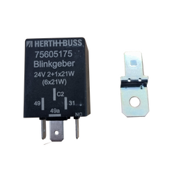 Herth+Buss Blinkgeber, 4-polig, 2+1x21W, 24 V