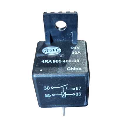 HELLA Relay with integrated fuse, 12 V, 25 A