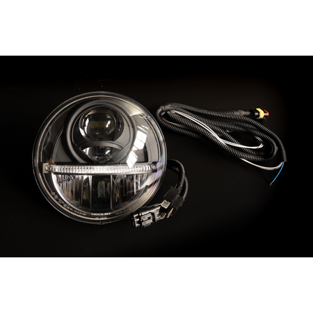 Nolden NCC 7 Bi-LED main headlight 2G Stealth, black-matt, RHD