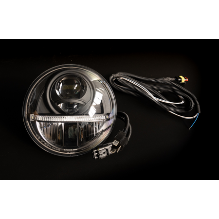 Nolden NCC 7 Bi-LED main headlights 2G Stealth, black-matt, pair