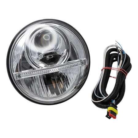 Nolden NCC 5.75 Bi-LED headlight, black-chrome
