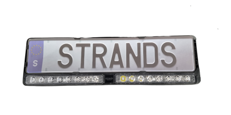 STRANDS Nuuk E-Line Duo Black Kennzeichen-Fernscheinwerfer H7
