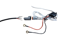 STRANDS Nuuk E-Line Duo Black Kennzeichen-Fernscheinwerfer MB Vario