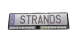 STRANDS Nuuk E-Line Duo Black Kennzeichen-Fernscheinwerfer MB Vario