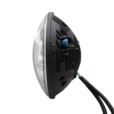 Nolden NCC 7 Bi-LED main headlight 2G, black-chrome, RHD