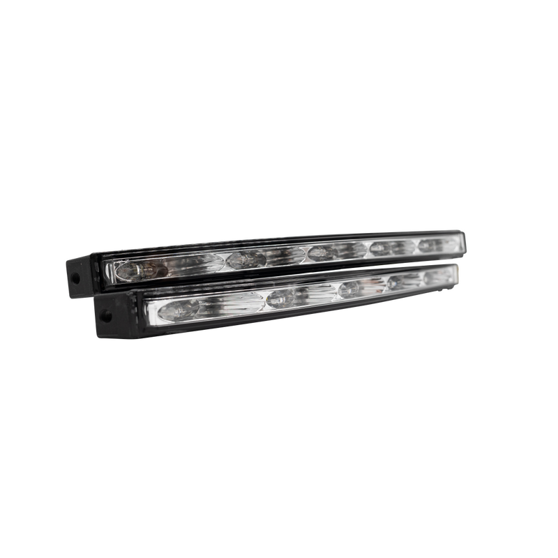 LITEC LED Tagfahrlicht 20 LEDs Tagfahrleuchten chrom 23cm
