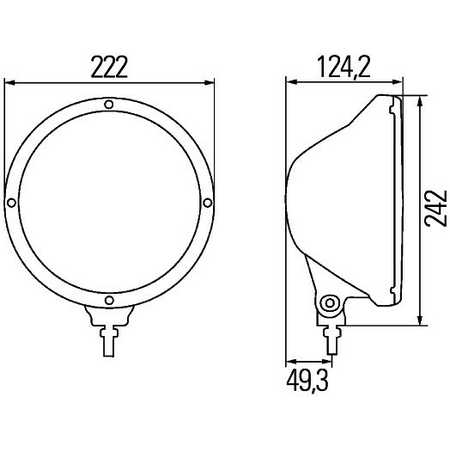 HELLA Rallye 3003 Celis Halogen Fernscheinwerfer